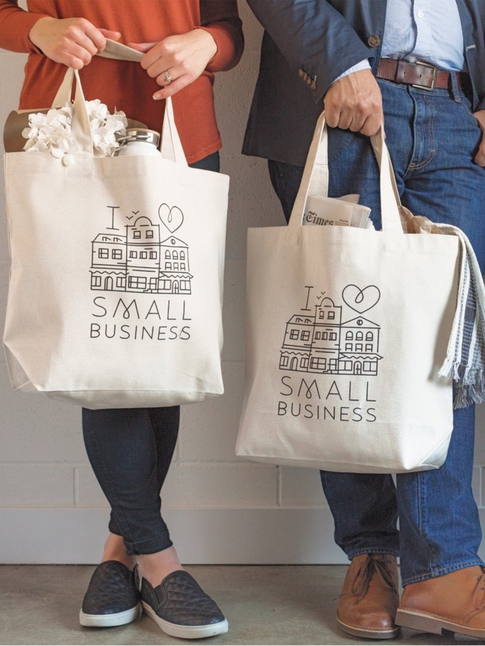 Now Designs Small Business Tote Bag [Set of 2] NWT